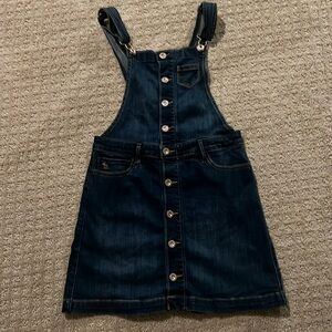 Abercrombie Kids Denim Mini Skirt Overalls.